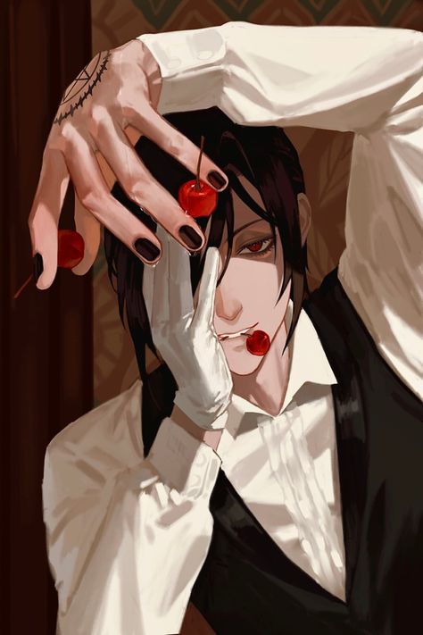 artist : shiwo1111 Sebastian Michaelis Christmas, Sebastian Black Butler Fanart, Claude Faustus Fanart, Black Butler Sebastian Fanart, Sebastian Demon Form, Sebastian Michaelis Drawing, Professor Michaelis, Sebastian Michaelis Wallpapers, Sebastian Michaelis Fanart