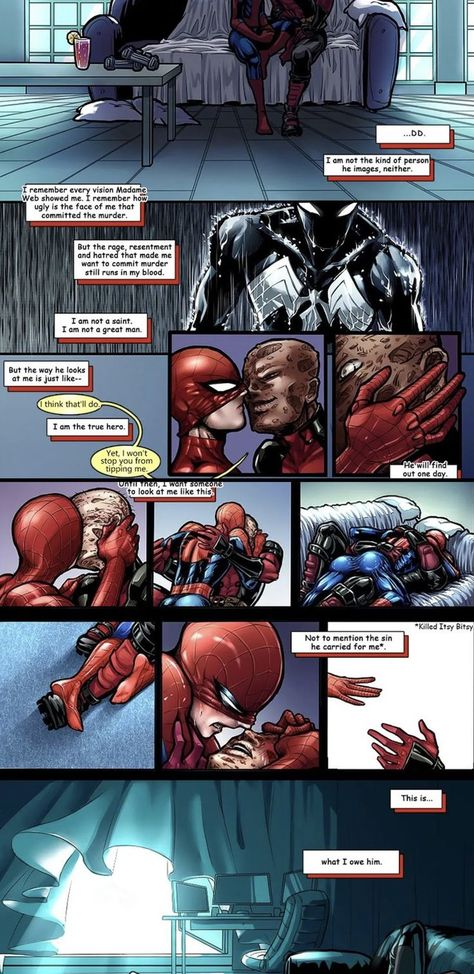 Spidey Pool Fanart, Fanarts Spideypool, Spiderman And Deadpool Fanart, Marvel Ships Spideypool, Spider Man X Deadpool Comic, Spidypool Mpreg, Spider Man X Deadpool Fanart, Deadpool And Spiderman Fanart, Spidypool Spicy