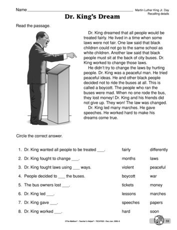 Dr. King's Dream, Lesson Plans - The Mailbox Dr Martin Luther King Jr Activities, Martin Luther King Jr Activities 3rd, Martin Luther King Jr Activities 1st, Martin Luther King Jr Worksheets, Martin Luther King Worksheets, Martin Luther King Jr Activities, Homeschool Holidays, Dr King, Children Church