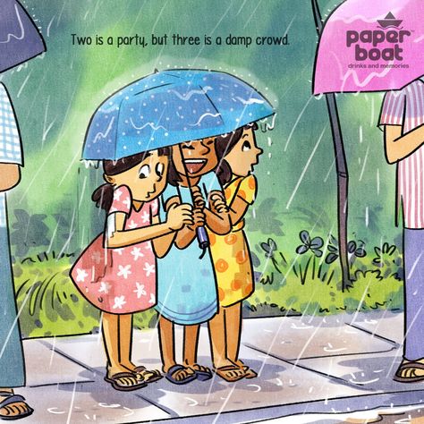 Paper Boat Memories, Memories Aesthetic, Childhood Memories Quotes, Childhood Memories 80s, Childhood Memories Art, Childhood Memories 90s, Indian Illustration, Childhood Memories 2000, Three Girls