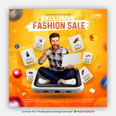 Contact for “Professional Design Service” +923411299279 (whatsapp) Creative concept social media instagram post for digital marketing promotion template Contact For #fashion #3d #online #shopping #deal #special #sale #mobile #freepik #creative #delivery #banner #post #template Mobile Shop Social Media Post, Sale Ads Design, Online Shopping Social Media Design, Shopping Poster Design, Sales Creative Ads, Shopping Social Media Design, Online Shopping Creative Ads, Creative Social Media Design Ideas, Mobile Banner Design