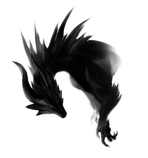 Black Dragon Character Design, Black Dragon Human Form, Black Dragon Drawing, Shadow Dragon Art, Cool Dragon Art, Small Black Dragon, Lighting Dragon, Black Dragon Art, Dragon Shadow