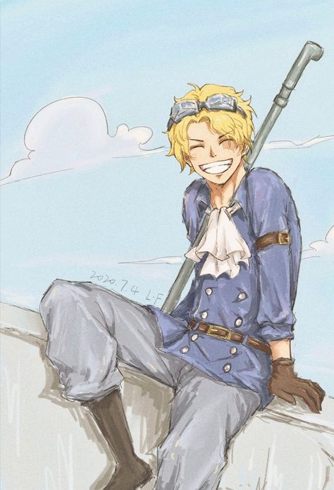 Sabo One Piece Fanart, Sabo Fanart, One Piece Anime Manga, Sabo One Piece, One Piece Drawing, One Piece Comic, One Piece Pictures, One Piece Fanart, Anime One