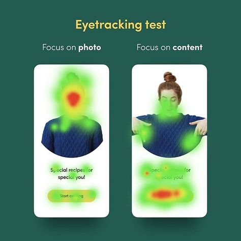 Design.Gems :: Learn UI/UX on Instagram: “💎 Eye tracking test By: @cubertodesign --- Follow @design.gems --- #ui #uidesign #uidesigner #interface #userinterface #interfacedesign…” Ux Design Principles, Eye Tracking, Ui Design Trends, Photo Focus, Ui Components, Design Theory, Instagram Branding, Mobile Development, Cool Pictures Of Nature