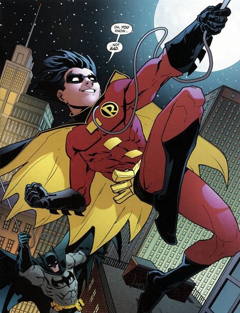 timdrakerobin Drake Funny, Tim Drake Red Robin, Robin Tim Drake, Robin Comics, Robin Dc, Bob Kane, Univers Dc, Funny Comic, Red Robin