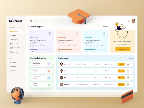 Educational Management Dashboard Design Educational Management, Intranet Portal, Application Ui Design, Learn Web Design, Web Application Design, Student Dashboard, Ui Ux 디자인, Ui Design Dashboard, Web Dashboard