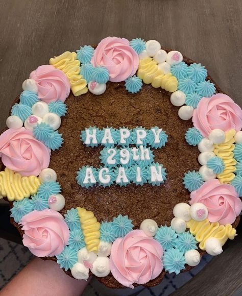 Boho Cookie Cake, Happy Birthday Cookie Cake Designs, Baby Shower Cookie Cake, Birthday Cookie Cake Designs, Happy Birthday Cookie Cake, Birthday Cookie Cake, Frosting Ideas, Cookie Cake Designs, Happy Birthday Cookie