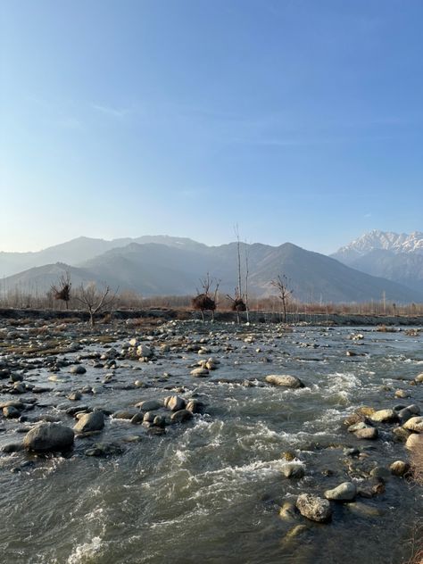 A winter midday at Pahalgam Kashmir. Kashmir Landscape, Snow In Kashmir, Beauty Of Kashmir, Pehelgam Kashmir, Shalimar Bagh Kashmir