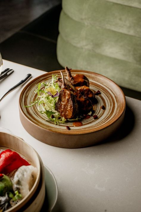 Order our tender lamb chops and prepare yourself for a flavour you will always remember. Fine Dining Photography, Food Videography, Restaurant In London, Food Photoshoot, Restaurant Photography, Coffee Shop Aesthetic, Restaurant Photos, Food Content, Food Photography Inspiration