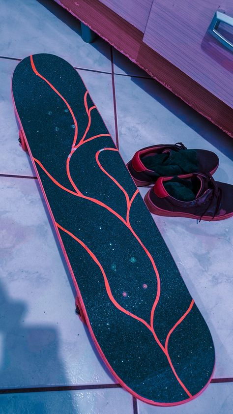 Diy Skateboard Deck Design, Griptape Cutout Design, Griptape Designs, Griptape Art, Skateboard Deck Design, Welcome Skateboards, Longboard Design, Skateboarding Tricks, Skateboard Deck Art