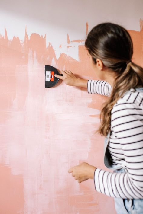 Plaster Look Paint, Paint With Sponge Wall, Valspar Venetian Plaster Paint, Pink Roman Clay Wall, How To Paint Plaster Walls, Plaster Coloured Paint, Paint Plaster Walls, Plaster Effect Paint, Paint That Looks Like Plaster