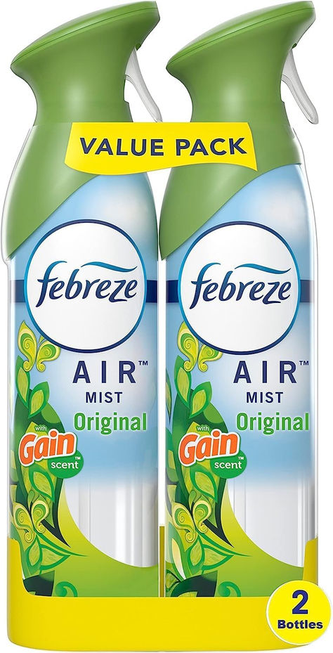 fights air odors without masking, leaving nothing behind but a light, fresh scent Breathe in the classic fresh fragrance of Gain Original Scent Air Freshener Spray, Home Air Fresheners, Car Vent Clip, Odor Eliminator, Fresh Fragrances, Laundry Rooms, Room Spray, Air Fresheners, Air Freshener