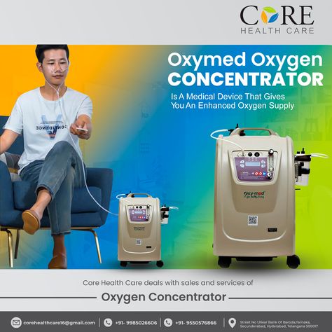 Oxygen concentrators are commonly used to treat respiratory conditions such as chronic obstructive pulmonary disease (COPD), emphysema, and asthma. Core Health Care deals with sales and services of oxygen concentrators. Call Now: +91 9985026606 Our Website: corehealthcare.in #corehealth #Hyderabad #medicalequipments #core #oxygenconcentrators #cpapmachine #ecgmachines #hyderabad #Nebulizersforsale #wheelchairs #facemask #oxygen #powerwheelchairs #bıpap #cpapmask Cpap Mask, Cpap Machine, Oxygen Concentrator, Chronic Obstructive Pulmonary Disease, Pulmonary Disease, Power Wheels, Alternative Health, Medical Device, Medical Equipment