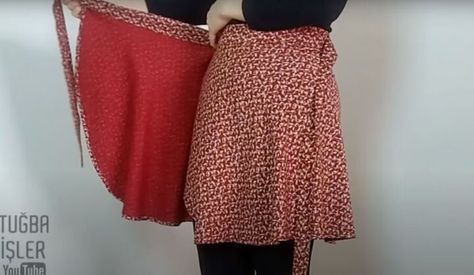 How To Make A Wrap Skirt Free Pattern, Adjustable Skirt Pattern, A Line Wrap Skirt Pattern, Wrap Skirt Patterns Sewing, Wrap Skirt Pattern Free, Free Wrap Skirt Pattern, Wrap Around Skirt Pattern, Diy Skirt Pattern, How To Make A Wrap Skirt