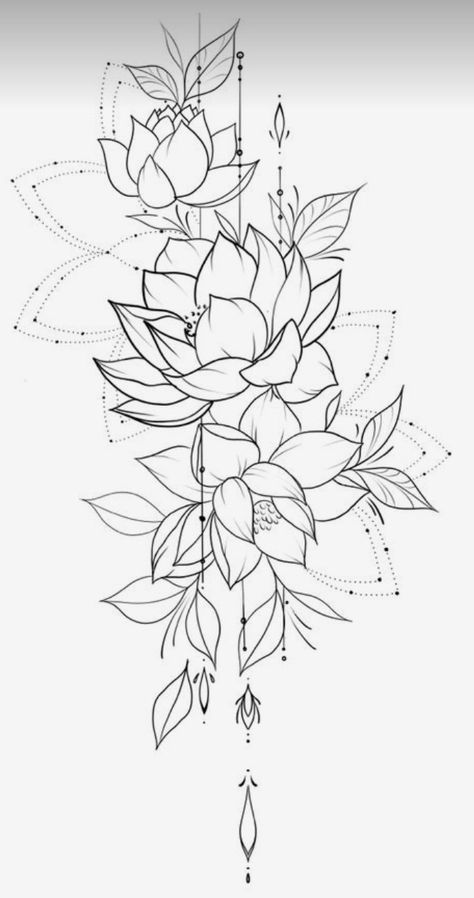 Flat Tattoo Design, Side Upper Leg Tattoo Women, Intricate Flower Tattoo, Flower Sleeves For Women Tattoo, Thigh And Buttock Tattoo, Lotus Flower Hip Tattoo, Arm Tattoo Filler Ideas, Bicep Tattoo Women Sleeve, Geometric Flower Tattoo Sleeve