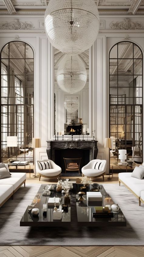 Parisian Style Interior, Parisian Interior Design, Mansion Living Room, Mansion Living, Parisian Interior, Elegant Living Room Decor, Elegant Living Room, Aesthetic Home, Fall Home