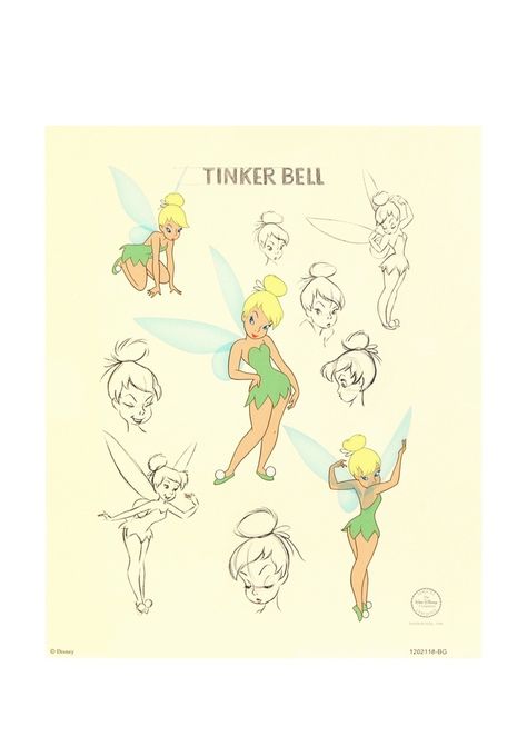 Tinker Bell Model Sheet March Inspiration, Bell Tattoo, Tinkerbell 3, Tinker Bell Tattoo, Tinkerbell And Friends, Peter Pan And Tinkerbell, Fun Pics, Character Model Sheet, Artwork Ideas