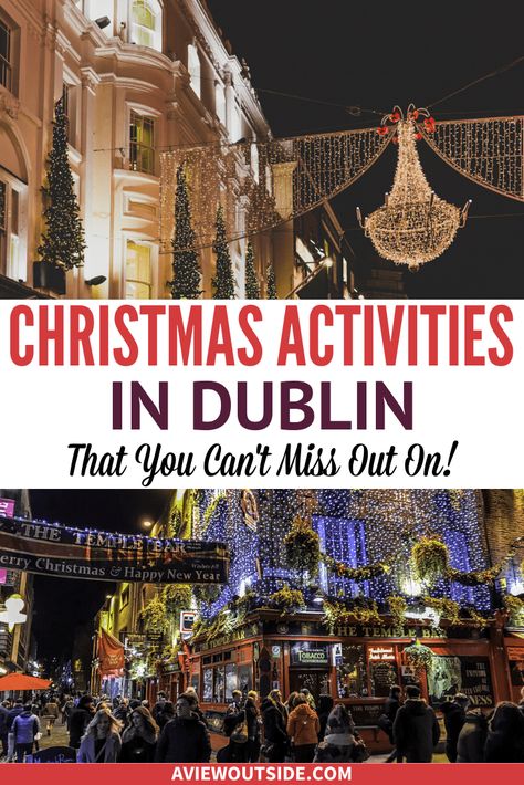 Written by a local - this is the ultimate guide on things to do in Dublin during the festive season. From pantomime bus tours, bottomless popcorn singing events, Christmas markets, stunning Carol services and so much more. #dublindecember #dublinchristmas #dublintraveltips #dublintravelguide #dublinchristmasactivities Dublin Things To Do, Christmas In Ireland, Things To Do In Dublin, Europe Food, Europe Trips, Travel Tricks, Christmas Things To Do, Irish Christmas, Dublin Travel