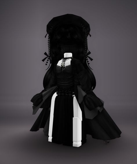 All Black Roblox Avatar, Boho Aesthetic Outfit, Goth Roblox Avatars, Roblox Catalog, Roblox Avatars Ideas, Human Muscle Anatomy, Avatar Cosplay, Vampire Clothes, Roblox Emo Outfits