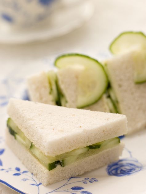 CONNECT: Tea Party — Dawn Klinge Recept Sandwiches, Clotted Cream Recipes, High Tea Sandwiches, Cucumber Sandwiches Recipes, Cucumber Tea, Cucumber Sandwich, Cucumber Tea Sandwiches, Scone Mix, Cucumber Salad Recipe