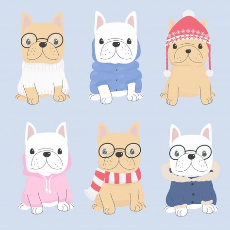 Cute French Bulldog Puppy, French Bulldog Drawing, French Bulldog Art, French Dogs, Winter Puppy, Merry Christmas Ya Filthy Animal, French Bulldog Dog, Frenchie Puppy, Costume Fashion