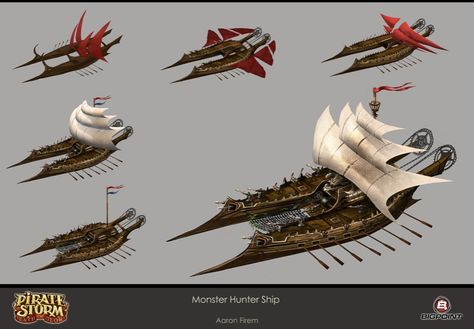 Boat Concept Art, Storm Concept Art, Airship Art, Pirate Ship Art, Steampunk Airship, Pirate Boats, Pirate Ships, Props Concept, Concept Artist