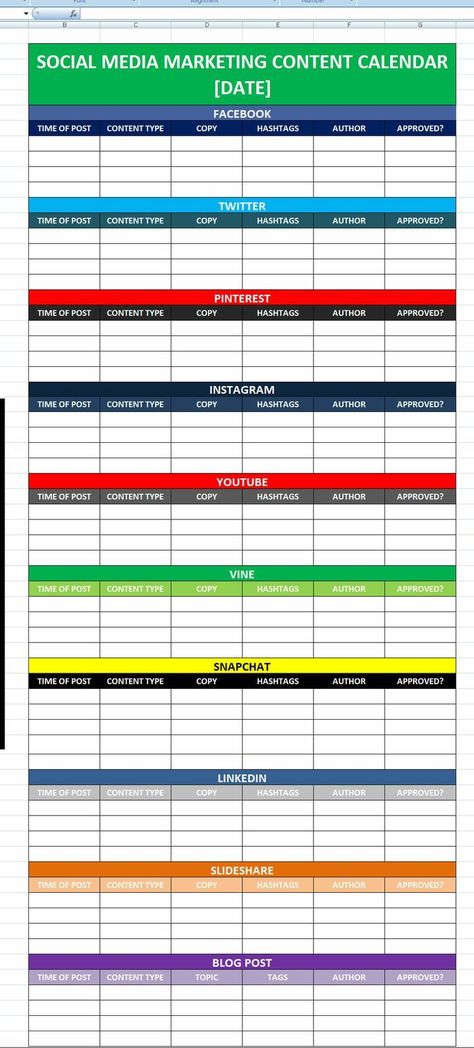 Social Media Calender Template Excel | Editorial Planner for Social Media Social Media Content Calendar Template, Editorial Calendar Template, Comunity Manager, Content Calendar Template, Social Media Content Calendar, Content Calendar, Social Media Planning, Media Planning, Social Media Calendar