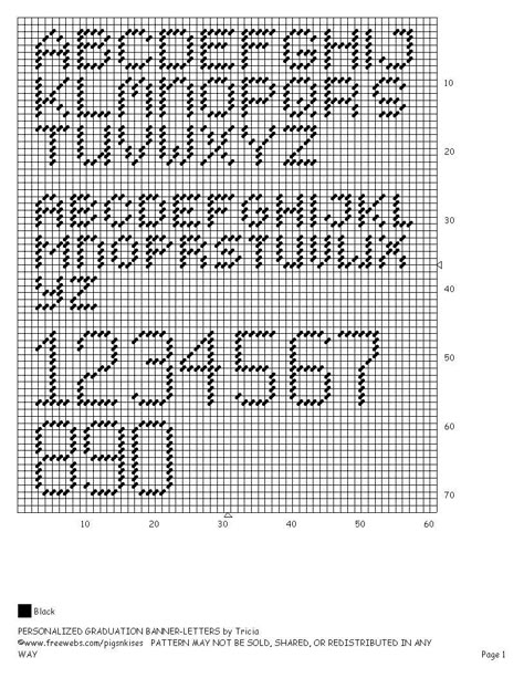 LETTERS FOR PERSONALIZED GRADUATION SCROLL Plastic Canvas Patterns Free Letters Alphabet Charts, Plastic Canvas Letters Alphabet Pattern, Plastic Canvas Letter Patterns, Plastic Canvas Crafts Patterns, Needlepoint Letters, Graduation Scroll, Letters Cross Stitch, Graduation Canvas, Cross Stitch Plastic Canvas