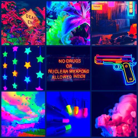 Cool Color Pallete Aesthetic, Weird Core Color Palette, Hyperpop Moodboard, Hyperpop Palette, Eyestrain Color Palette, Scenecore Color Palette, Neon Mood Board, Hyperpop Color Palette, Rave Color Palette