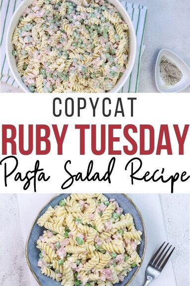 Ruby Tuesday Pasta Salad, Ruby Tuesday Recipes, Baked Potato Salad Recipe, Unique Pasta Salad, Unique Pasta, Suddenly Salad, Tasty Salads, Baked Potato Salad, Resep Pasta