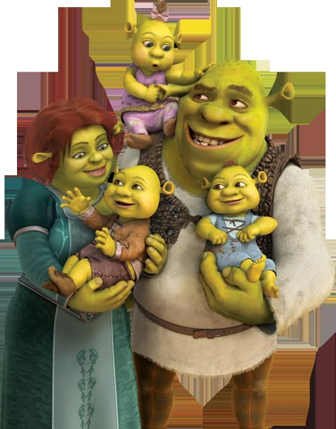 Shrek Family, Animation Dreamworks, Shrek Character, Baby Cosplay, Princess Fiona, Family Background, Baby Pony, Disney Designs, Dreamworks Animation