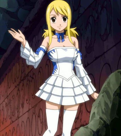 Lucy in Celestial Clothing Fairy Tail Lucy Outfits, Lucy Heartfilia Outfits, Lucy Heartfilia Cosplay, Lucy Outfits, Natsu And Gray, Cosplay Idea, Fairy Tail Photos, Clothes Anime, Fairy Tail Pictures