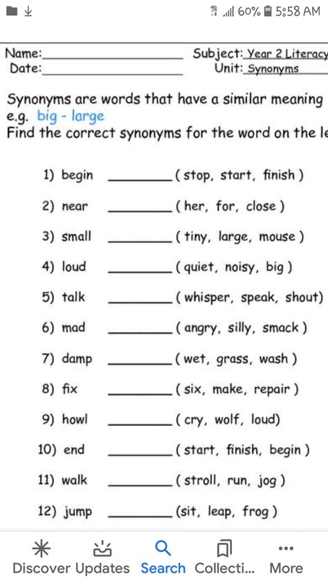 English 3rd Grade, Grade2 English Worksheet, English Grammar Worksheets Grade 3, Vocabulary Words For Grade 2, Synonyms Worksheet 2nd Grade, English Olympiad Grade 2, Grade 3 English Worksheets, Grade 8 English Worksheets Grammar Lessons, Class 2 English Grammar Worksheet