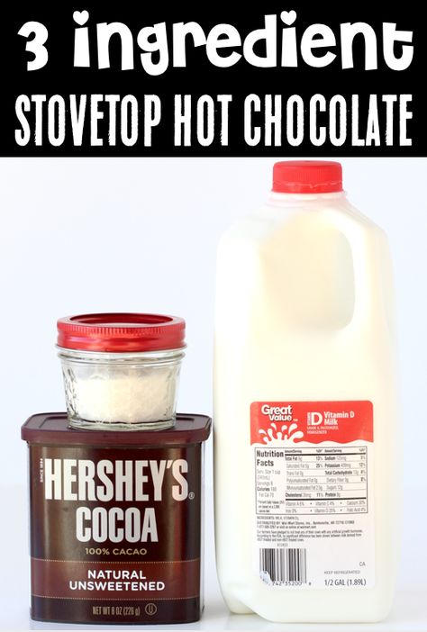 Chocolate Recipes With Cocoa Powder, Recipes With Cocoa Powder, Stovetop Hot Chocolate, Stovetop Hot Chocolate Recipe, Rich Hot Chocolate Recipe, Hot Chocolate With Cocoa Powder, Creamy Hot Chocolate Recipe, Frozen Hot Chocolate Recipe, Hot Cocoa Mix Recipe