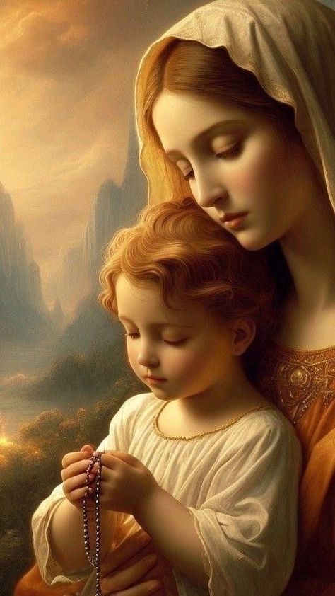 Virgin Mary Picture, Mary Jesus Mother, Mother Mary Pictures, Jesus Mother, Virgin Mary Art, Mother Mary Images, Catholic Pictures, Virgin Mary Statue, Jesus Christ Artwork