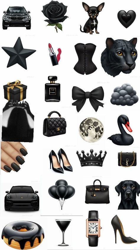 Pretty Emojis, Combo Emoji, Emoji Ip, Black Emojis, Black Emoji, Ios Emojis, Images Emoji, Emoji Set, Ios Emoji