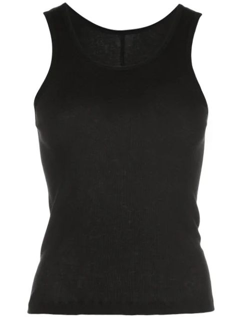 Black Tank Aesthetic, Wardrobe Nyc, Tank Outfit, Latest Fashion Design, Ribbed Tank Top, Ribbed Tank Tops, Ribbed Tank, Cotton Tank Top, Women's Wardrobe