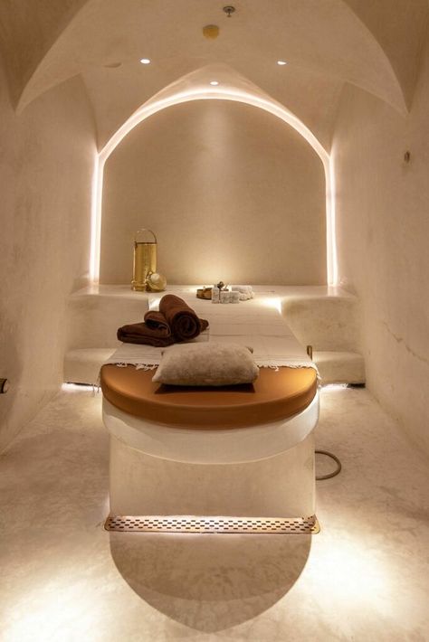 Massage Spa Design, Spa Massage Room Design, Wellness Spa Interior Design, Minimalist Spa, Home Massage Room, Spa Design Interior, Deco Spa, Spa Hammam, Hammam Spa