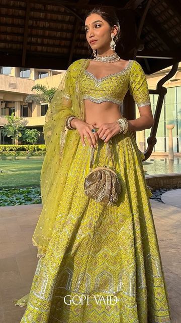 ESTIE on Instagram: "A little slice of sunshine☀️ Here is Breathtakingly beautiful @juhigodambe in this lovely and delicate yellow lehenga with silver embroidery by Gopi Vaid✨ Shop Gopi Vaid online or in-store by booking an appointment on +44 7444644029" Gopi Vaid, Yellow Lehenga, Silver Embroidery, Lehenga, Instagram A, In Store, Embroidery, Yellow, Silver