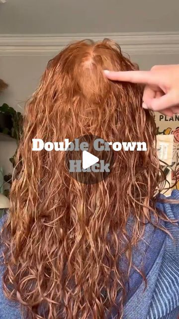 Sick Of It, Bald Spot, Crown Hairstyles, Hair Hacks, Hair Tutorial, Curly Hair, Cool Hairstyles, Life Hacks, Curly Hair Styles