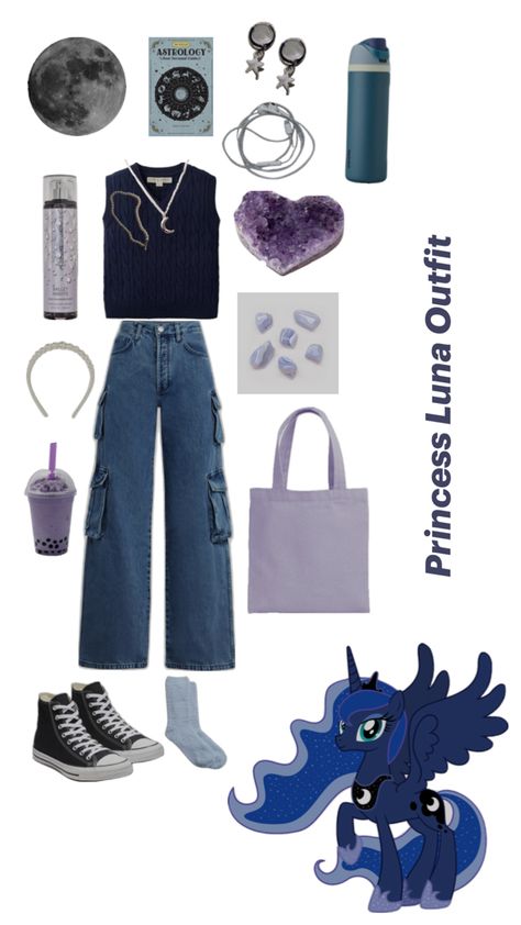 Luna Outfit, Subtle Cosplay, Character Inspired Outfits, Princess Luna, Inspired Outfits, Cosplay Outfits, Outfit Inspirations