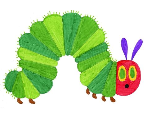 Hungry Caterpillar Painting, Catipillar Drawing, Drawing Caterpillar, Caterpillar Drawing, Van Gogh Coloring, Miro Artist, Tim Burton Art Style, Caterpillar Art, Portrait Video