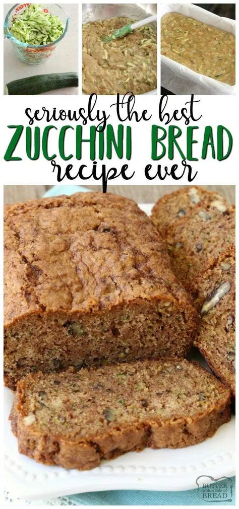 Moist Zucchini Bread, Zucchini Recipes Dessert, Best Zucchini Bread, Recipe Zucchini, Best Zucchini, Zucchini Bread Recipe, Diy Easy Recipes, Zucchini Recipe, Bread Easy