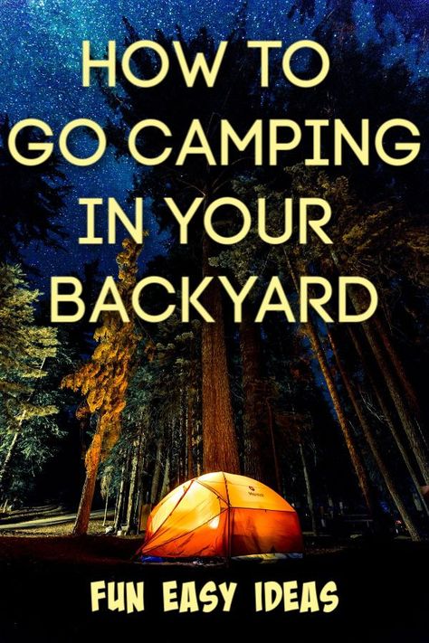 Learn tips and tricks for camping out in your backyard #backyardcamping #camping #campout #kidscamping #tentcamping #backyardcampout #campingactivites Backyard Camp Out Ideas, Family Backyard Campout, Backyard Camping Aesthetic, Backyard Camping Ideas For Kids, Backyard Campout, Camp Party, Volleyball Set, Campfire Songs, Family Backyard