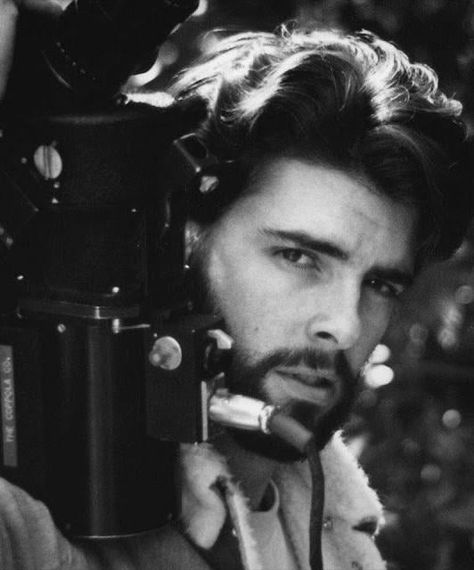 Young George Lucas smoldering behind the camera Soft Smooth Skin, Independent Filmmaking, Movie Directors, Star Wars Film, Hollywood Reporter, Usc Trojans, Film School, George Lucas, Steven Spielberg