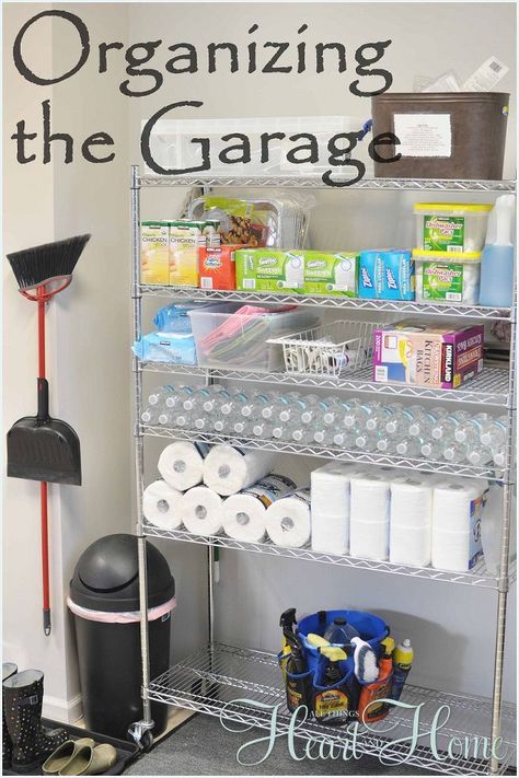 Organizing the Garage  This pin also leads to many articles, blogs, etc. about organizing the garage. Organized Garage, Garage Organization Tips, Small Garage, Garage Organize, Organisation Hacks, Garage Makeover, Garage Storage Organization, Garage Shelving, Organize Declutter