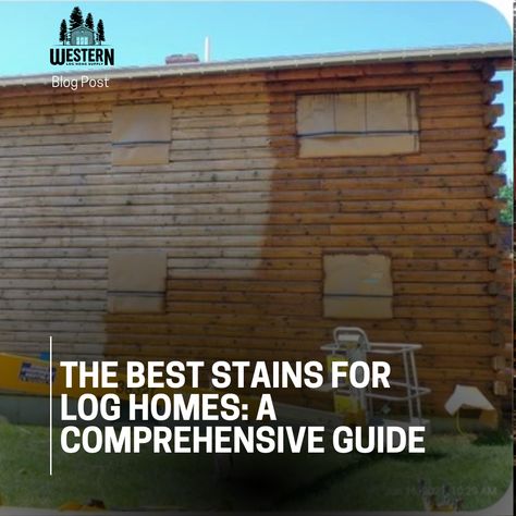 Like any home, log cabins require upkeep and maintenance to retain their functionality. With several different products on the market, it can be difficult for a homeowner or contractor to know the best log home stain - which is why we've put together this comprehensive guide! ➡️ https://westernloghomesupply.com/blogs/resources/the-best-stains-for-log-homes-a-comprehensive-guide Log Home Stain Colors Exterior, Log Cabin Stain Colors Exterior, Log Cabin Front Door, Cabin Front Door, Exterior Stain Colors, Log Cabin Siding, Maine Cabin, Log Homes Exterior, Log Cabin Exterior