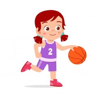 Premium Vector | Happy cute kid girl play train basketball Girl Playing Basketball, Verbs For Kids, Bus Crafts, Giraffe Crafts, Basketball Drawings, Kindergarten Songs, Cartoon Style Drawing, Preschool Activities Toddler