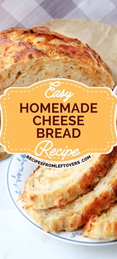 Easy Homemade No-Knead Artisan Cheese Bread Recipe Garlic Bread Homemade, Homemade Cheese Bread, Savoury Cookies, Working Pantry, Homestyle Meals, Cheesy Bread Recipe, Current Recipes, Cheese Bread Recipe, Yummy Bread