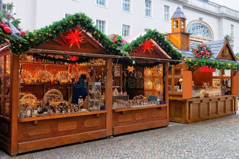 Photo about Christmas Market in Opernpalais at Mitte in Winter Berlin, Germany. Advent Fair Decoration and Stalls with Crafts Items on the Bazaar. Image of berlin, evening, fair - 131500370 Bloxburg Fall Festival, German Christmas Market Stall, Fancy Cafe, Germany December, Christmas Market Stall, German Bakery, Christmas Shop Window, Stand Feria, German Christmas Markets